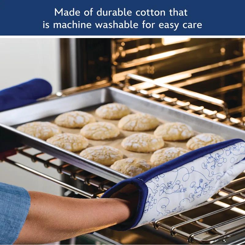 Disney Home Disney Home Bon Voyage Kitchen Oven Mitt Set / Pot Holders, 2 Piece, Blue