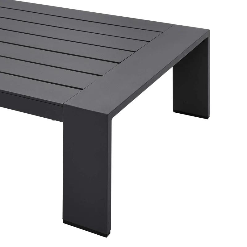 Modway Modway Tahoe Outdoor Aluminum 4-piece Conversation Set with Coffee Table