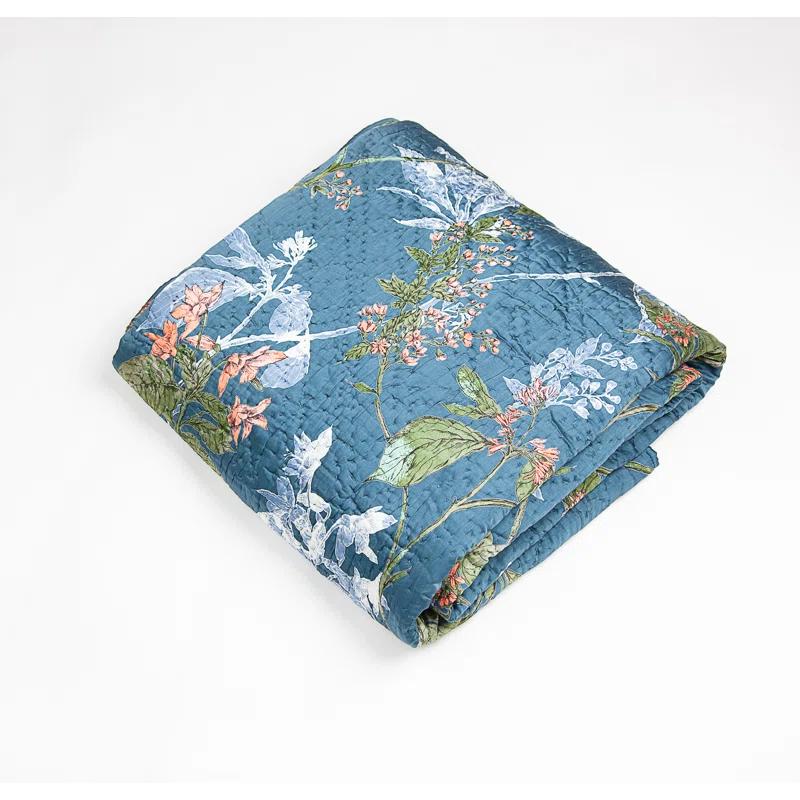 Amity Home Fitzgerald Cotton Blend Quilted Floral Quilt