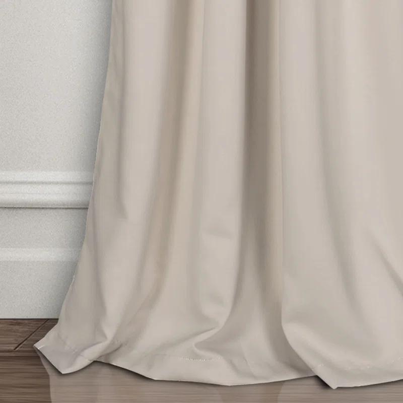 Lush Decor Insulated Polyester Blackout Curtain Pair (Set of 2)
