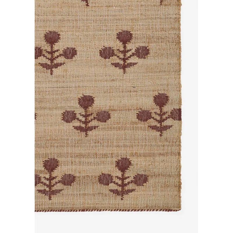 Erin Gates by Momeni Erin Gates by Momeni Orchard Bloom Rust Hand Woven Wool and Jute Area Rug