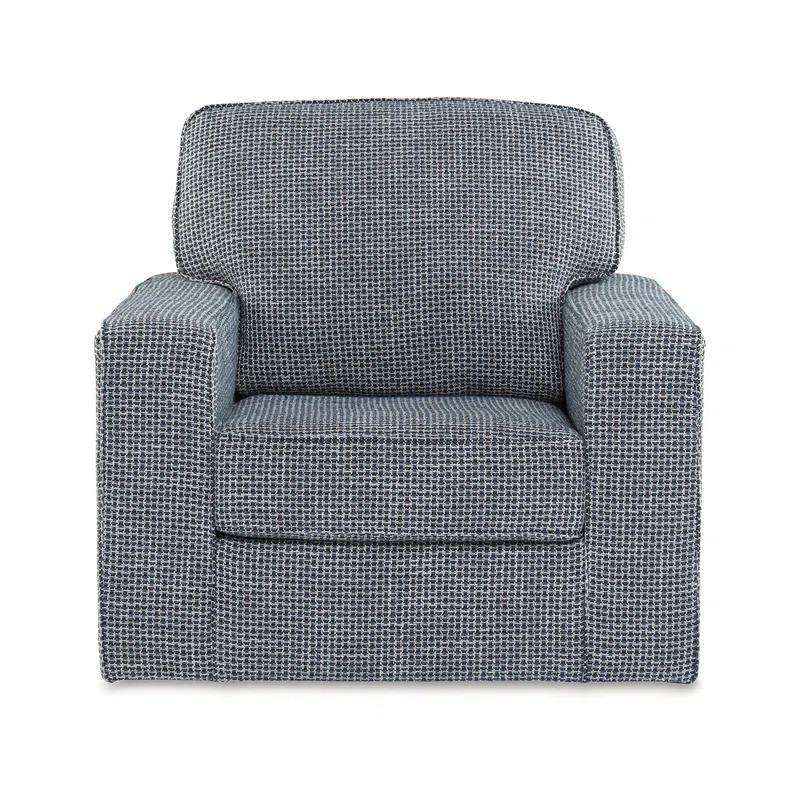 Ebern Designs Deivydas Upholstered Swivel Armchair