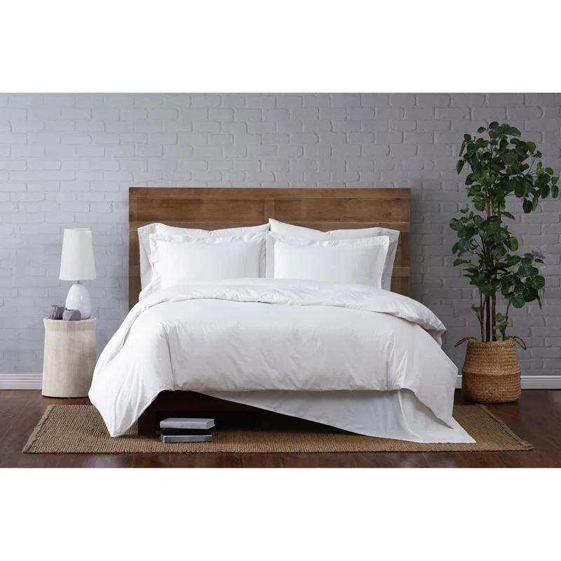 Brooklyn Loom Cotton Duvet Cover Set