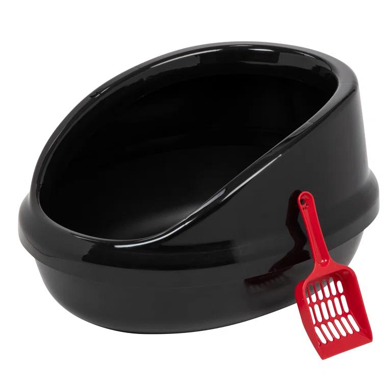 IRIS USA, Inc. Plastic Litter Box with Scoop