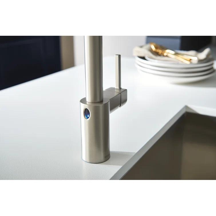 Moen Align MotionSense Wave Single Handle Spring Pulldown Kitchen Faucet with Power Clean Technology