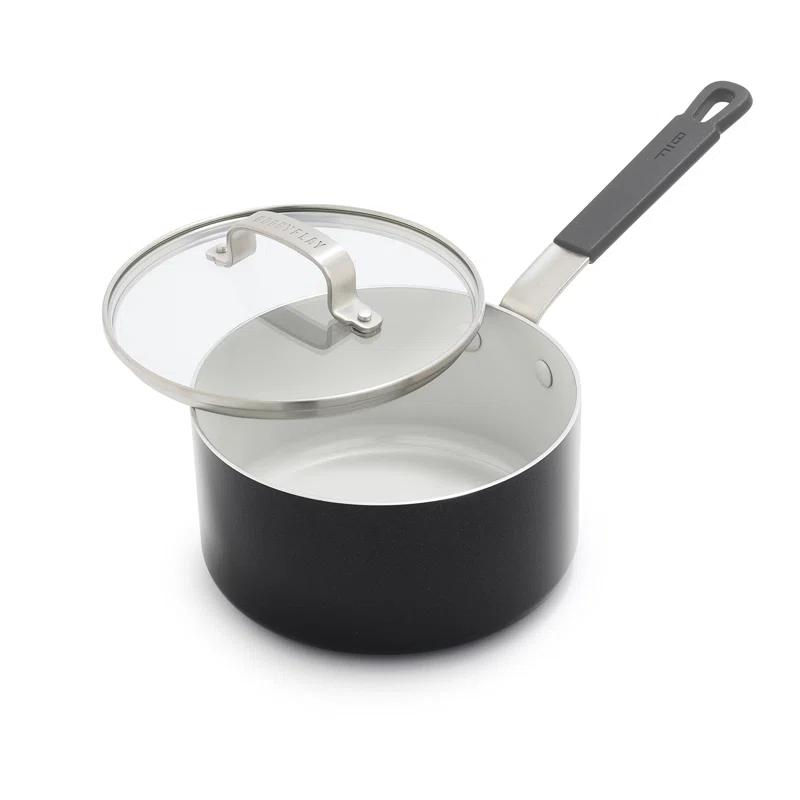 GreenPan Bobby Flay by GreenPan Professional Grade Ceramic Nonstick 2.53QT Saucepan with Lid