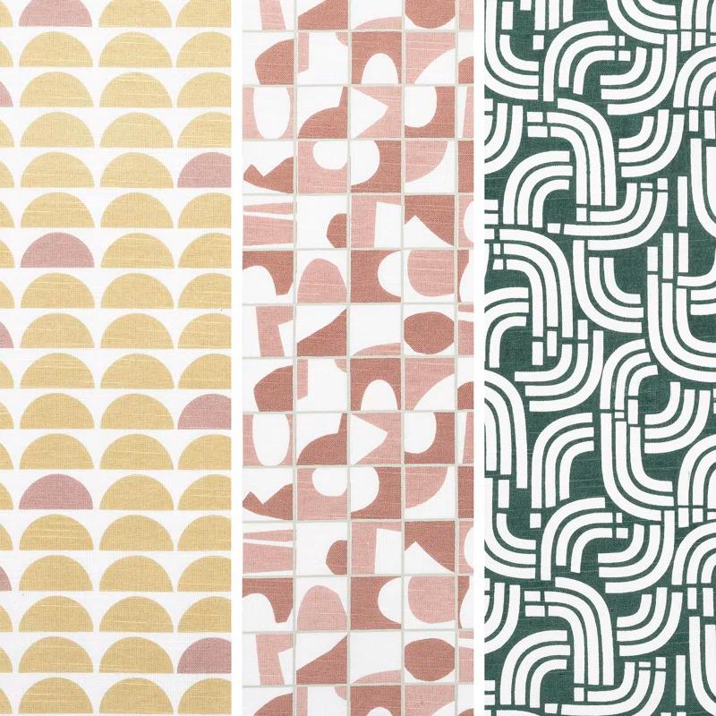 No. 918 Millennial Scandi Retro Geometric Kitchen Towel Set