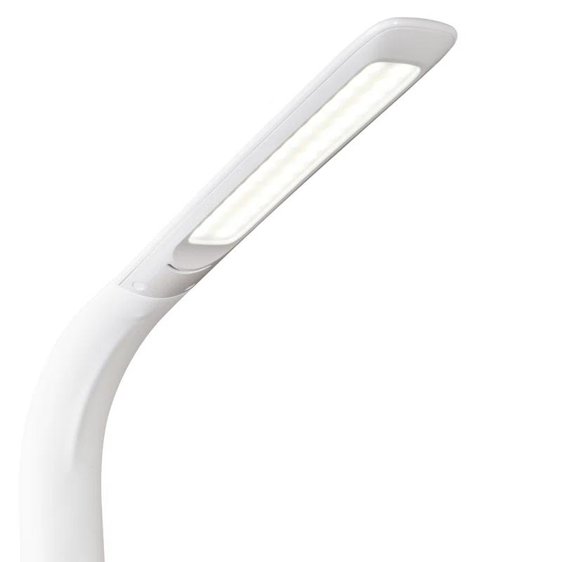 OttLite OttLite Purify LED Sanitizing Desk Lamp with Wireless Charging, Touch Activated, Flexible Neck