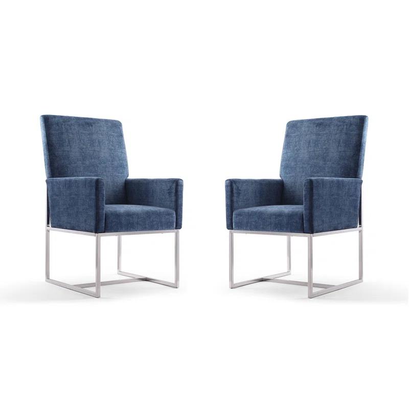 Orren Ellis Element Tufted Velvet Upholstered Arm Chair