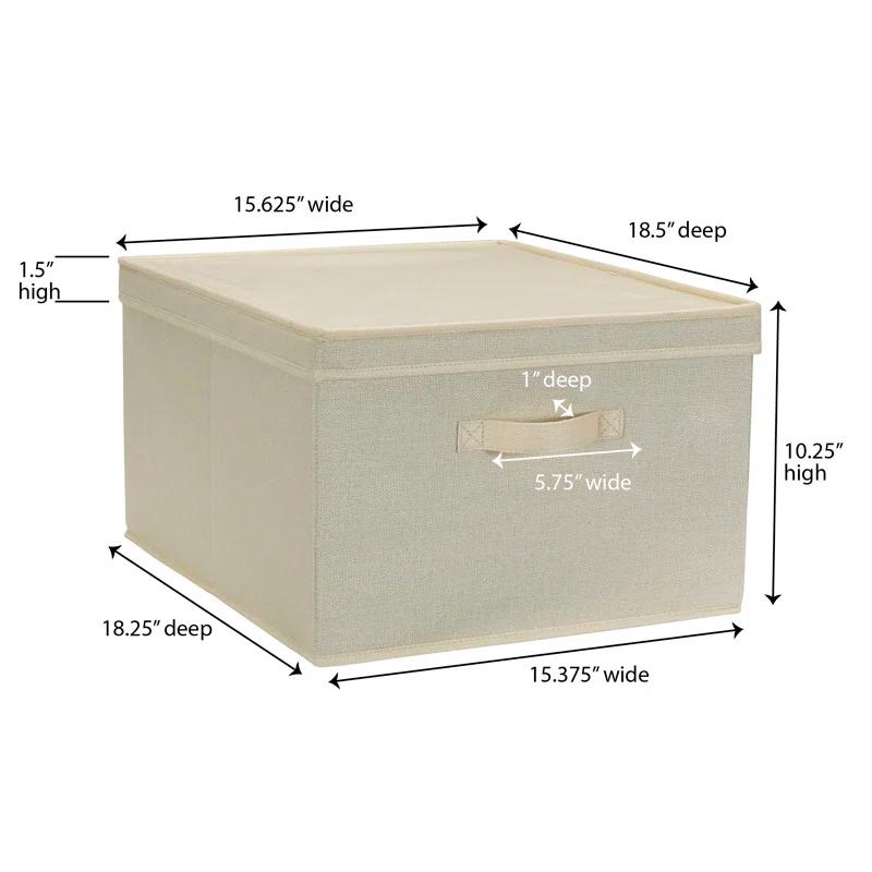 Household Essentials Household Essentials Fabric Bin (Set of 2)