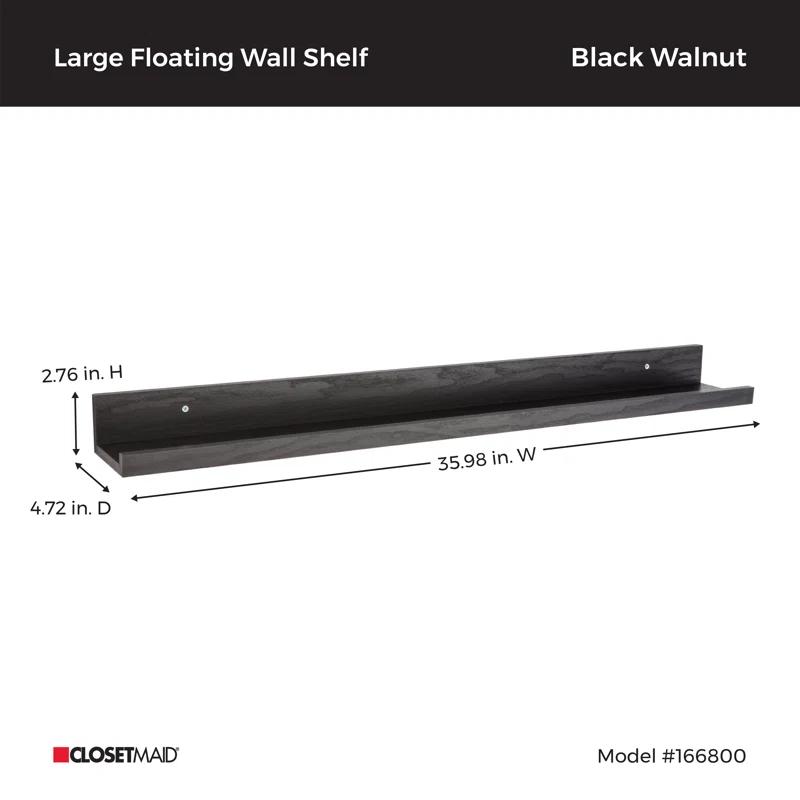 ClosetMaid 19" Floating Ledge Wall Shelf