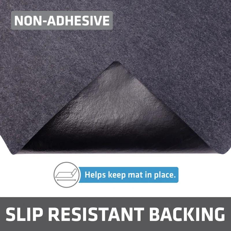 Drymate Under Sink Mat, Protective Cabinet Liner For Kitchen & Bathroom - Absorbent, Waterproof, Machine Washable (24”x29”) (Charcoal) (USA Made)