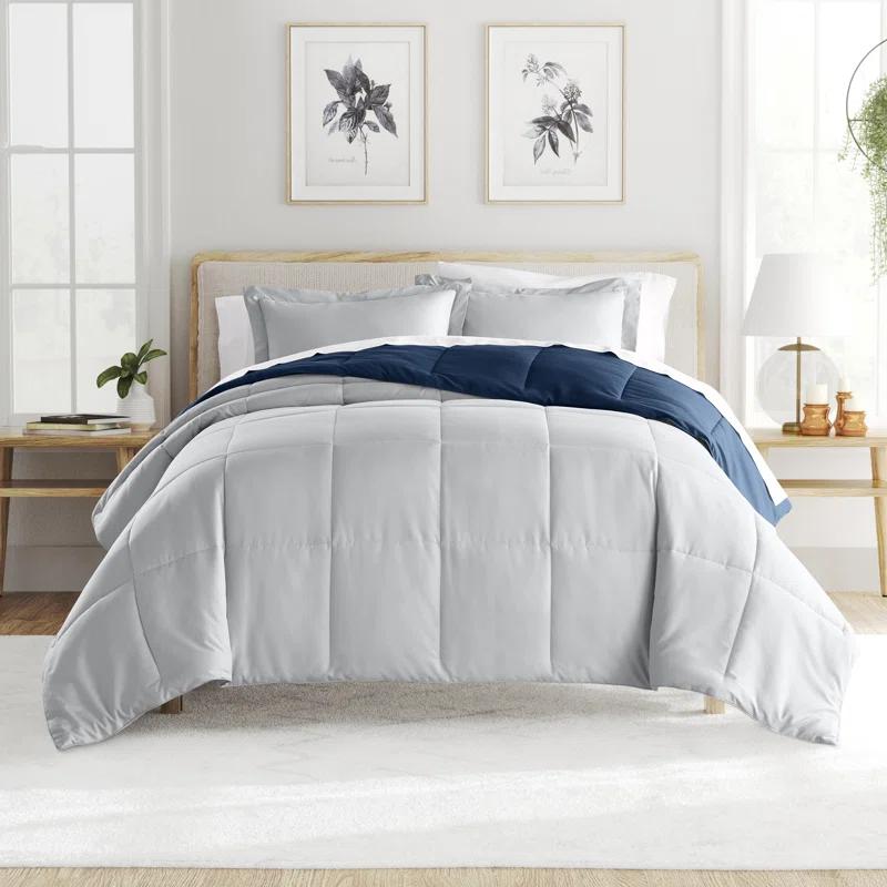 Becky Cameron Reversible Down-Alternative Comforter Bedding Set