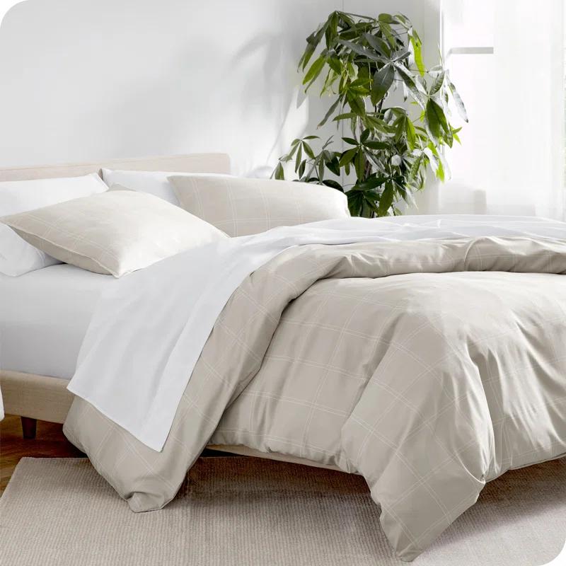 Bare Home Premium Microfiber Duvet Cover and Sham Set