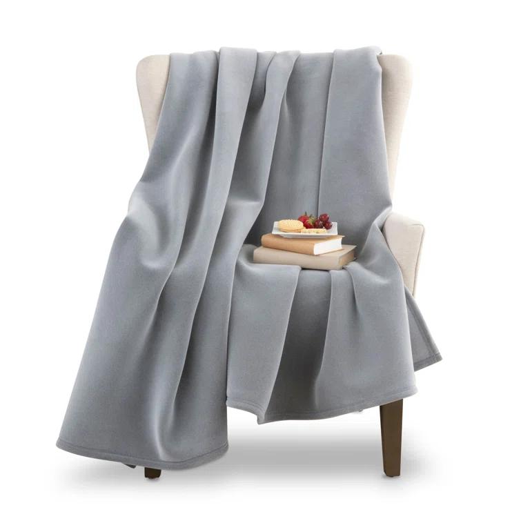 Vellux Throw Blanket, Original Blanket,  Snuggle-Ready,  Durable Machine Washable Pet Friendly, All-Season Comfort, Layering Bed Sofa Blanket, Blanket for Bed, Cozy Throw Blanket