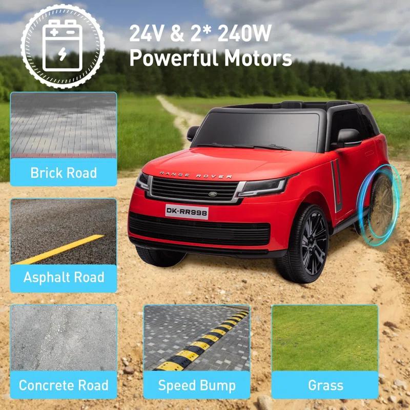 Fashionwu Fashionwu 24 Volt 2 Seater All-Terrain Vehicles Battery Powered Ride On