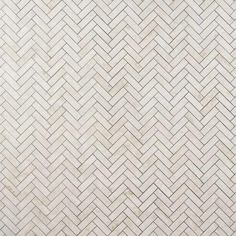 Mantis 10.03 in. x 10.62 in. Herringbone Matte Porcelain Floor & Wall Mosaic Tile (0.75 Sq.Ft./Each)