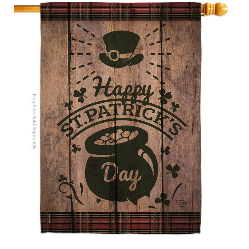 Ornament Collection Double Sided Polyester St. Patrick's Day