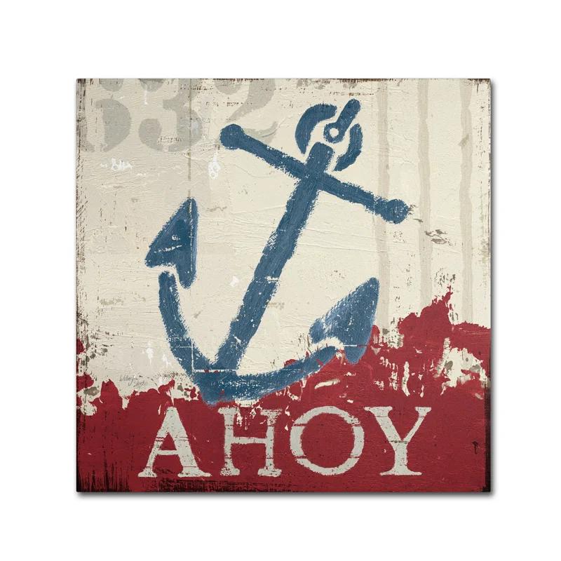 Trademark Fine Art Nautical " Nautical IV " by Wellington Studio