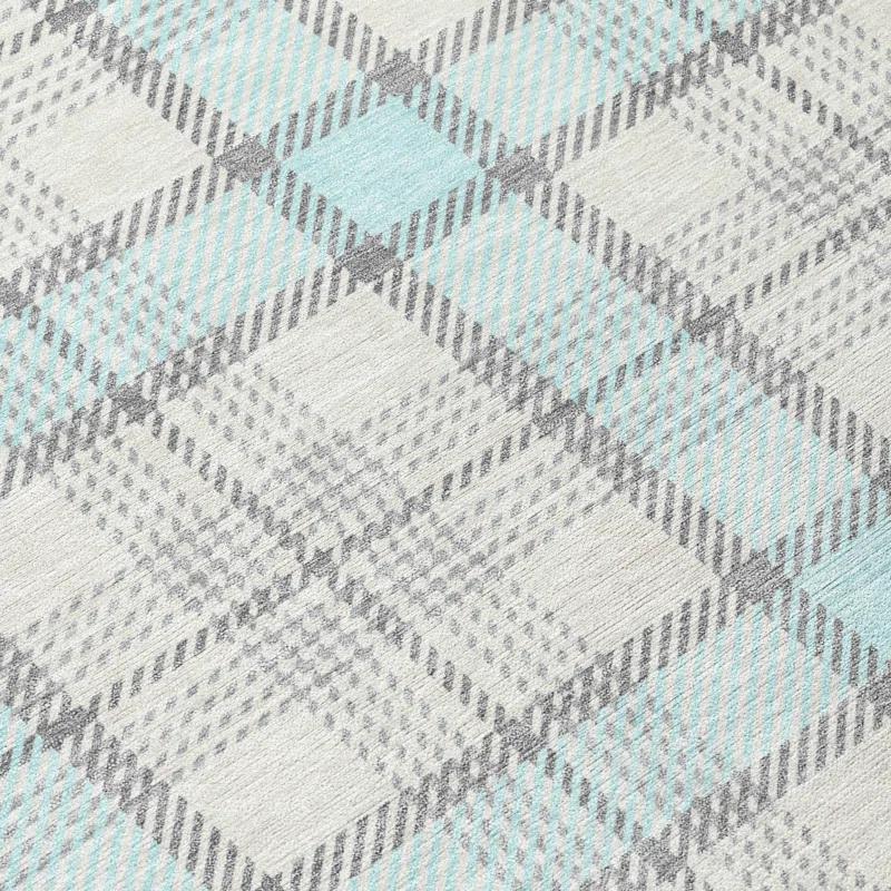 Machine Washable Indoor/Outdoor Chayden ACN1052 Sky Rug