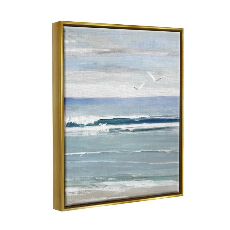 Stupell Industries Bb-343-Floater " Seagulls Over Shore "