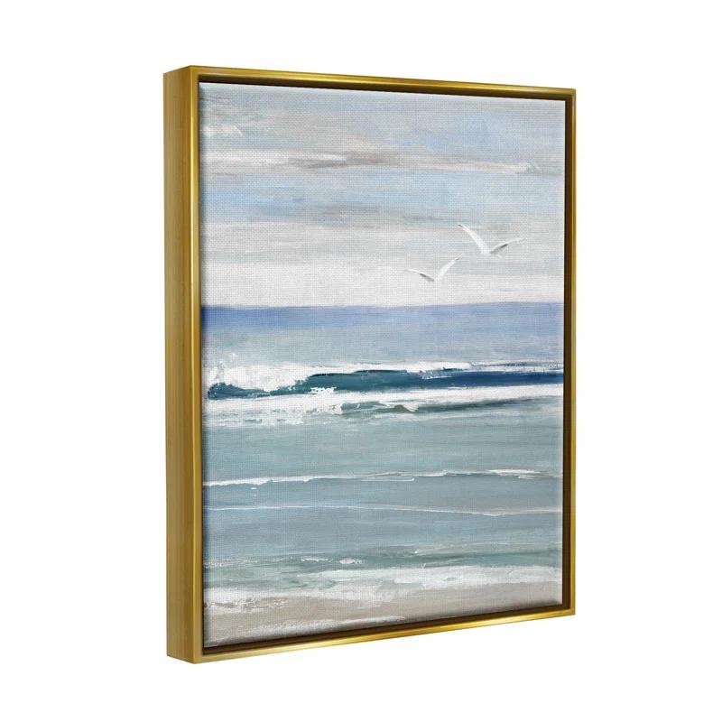 Stupell Industries Bb-343-Floater " Seagulls Over Shore "