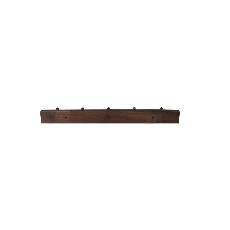 CONSDAN Solid Wood Wall Wall Mounted Coat Rack