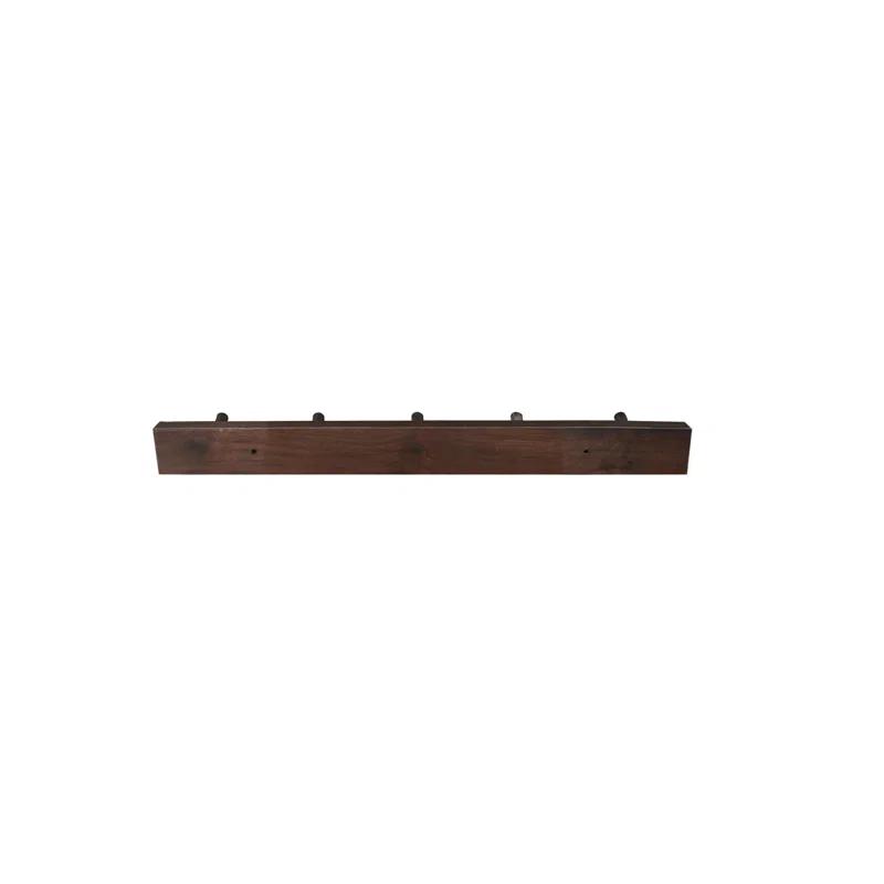 CONSDAN Solid Wood Wall Wall Mounted Coat Rack