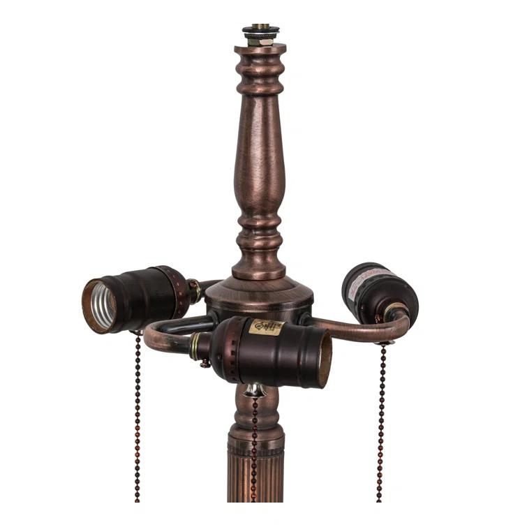 Meyda Lighting 63"H Tiffany Cherry Blossom Floor Lamp