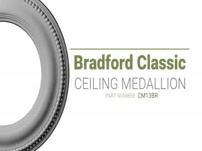 Ekena Millwork Bradford Classic Classic Ceiling Medallion CM13BR
