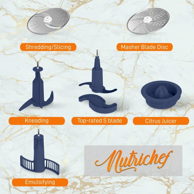 NutriChef NutriChef 12-Cup Multifunction Food Processor