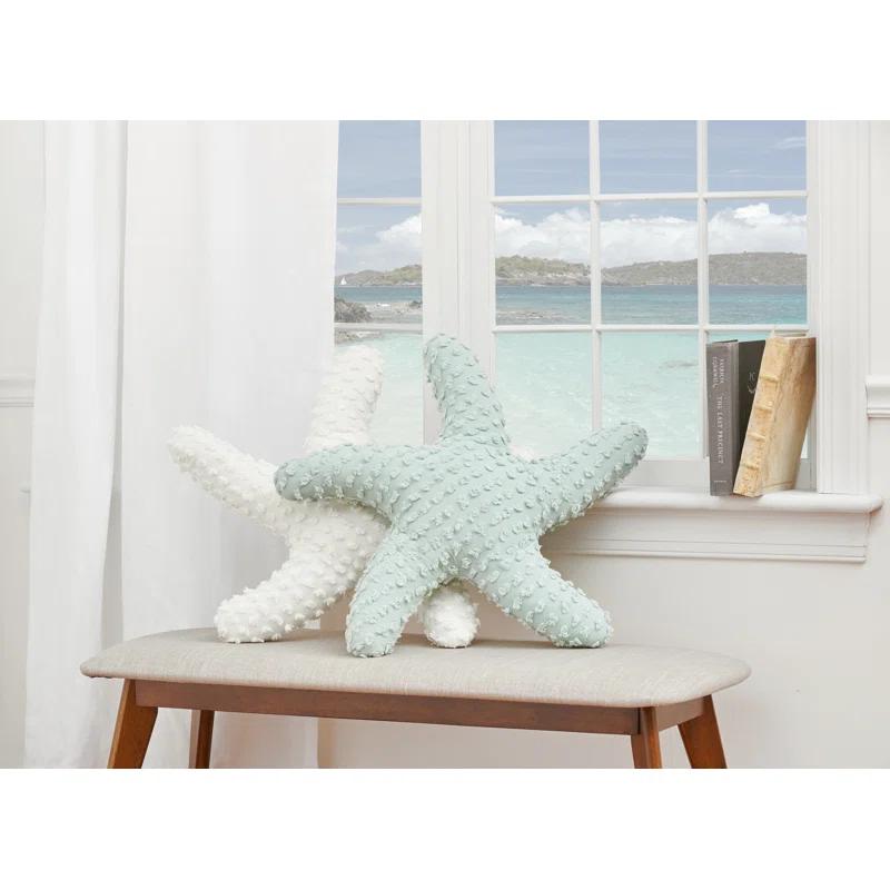 C&F Home 25" Starfish Shaped Coastal Accent Throw Pillow Decor Decoration 25.0 in.