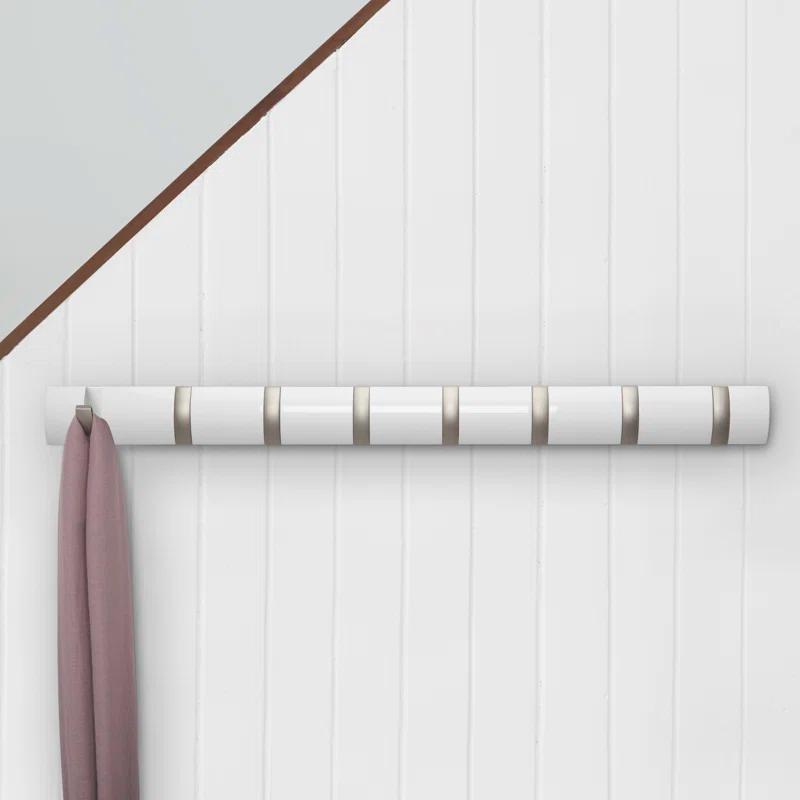 Flip 8 - Hook Solid Wood Coat Rack