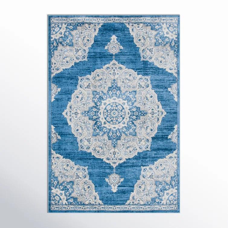 Kelly Clarkson Home Callum 802 Area Rug In Blue / Grey