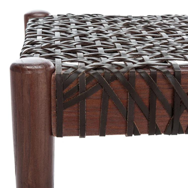 Kazbah 47" Genuine Leather Bench