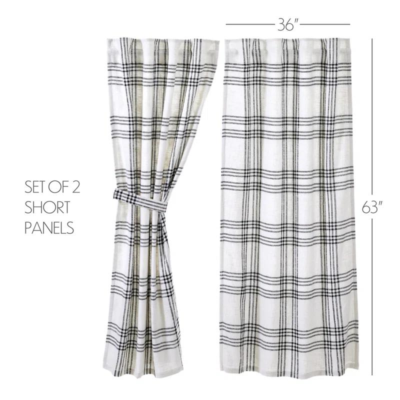 Gracie Oaks Cohe Cotton Room Darkening Curtain Panel Pair