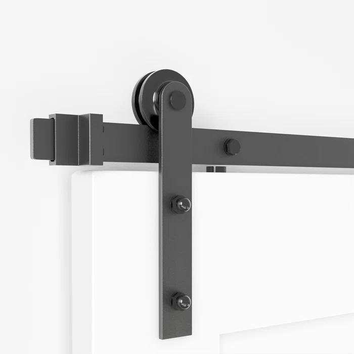 Watchmen Straight Design Standard Double Track Barn Door Hardware Kit