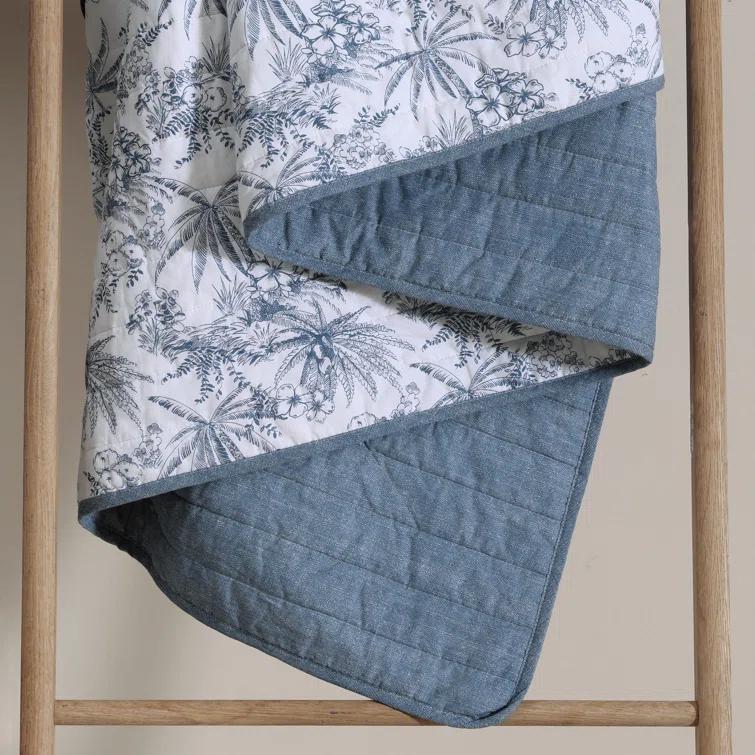 Tommy Bahama Home Tropical Cotton Floral Quilt Set