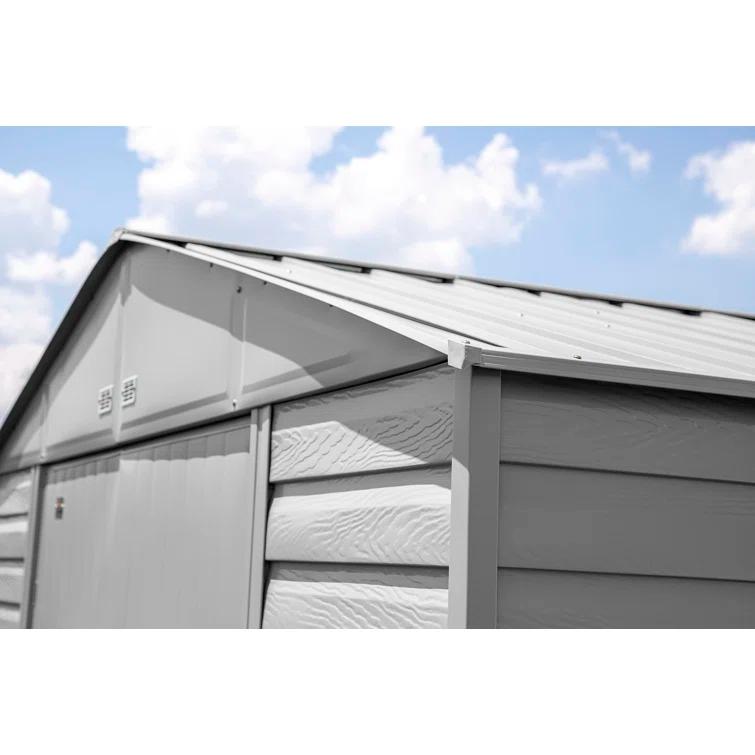 Arrow 8 ft. W x 8 ft. D Galvanized Steel Storage Shed