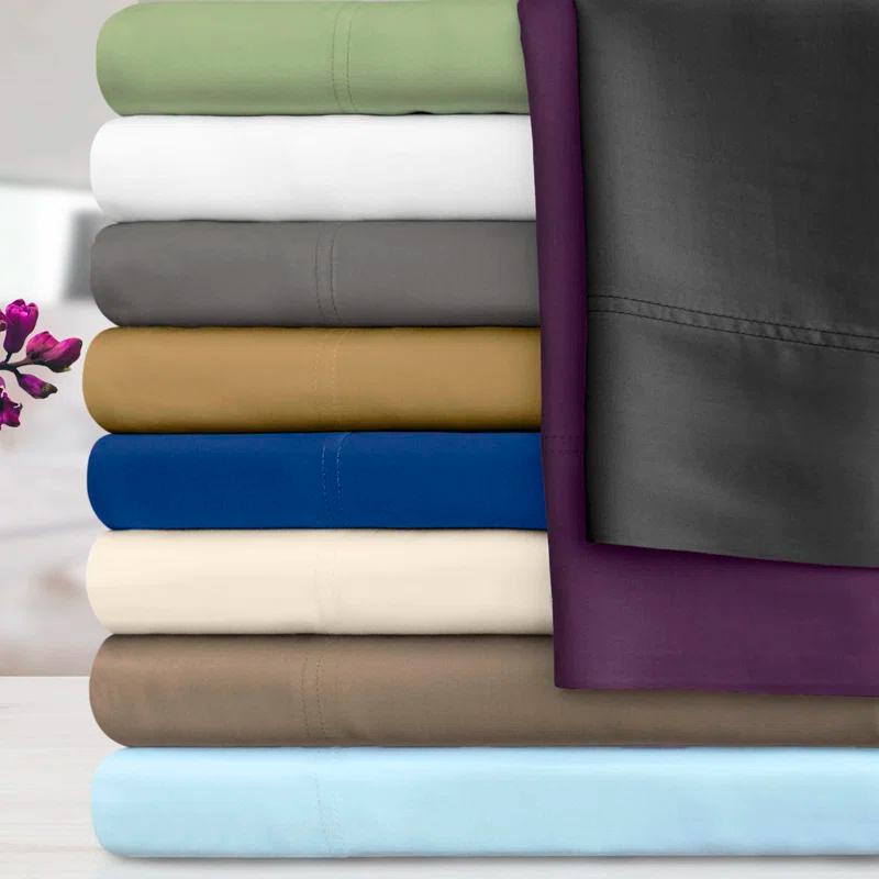Superior Superior 300 Thread Count Rayon From Bamboo Solid Deep Pocket Bed Sheet Set