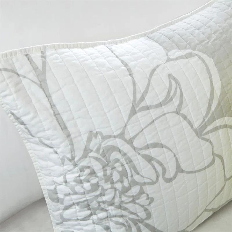 Madison Park Lola Floral 6 Piece Reversible Cotton Quilt Set