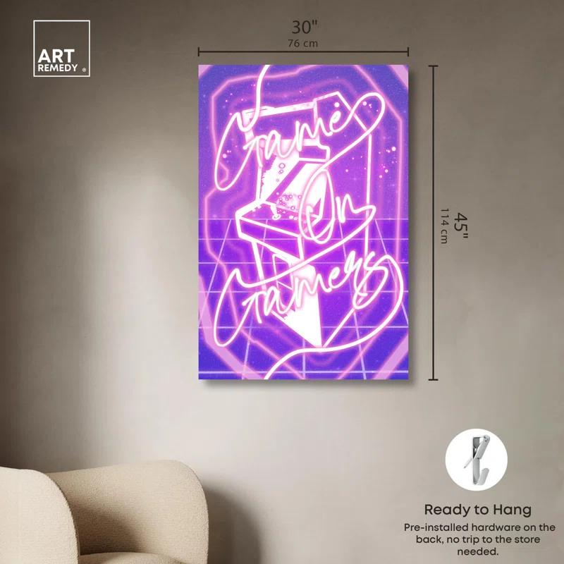 Art Remedy Game on Canvas Gamer Art Prints by Art Remedy