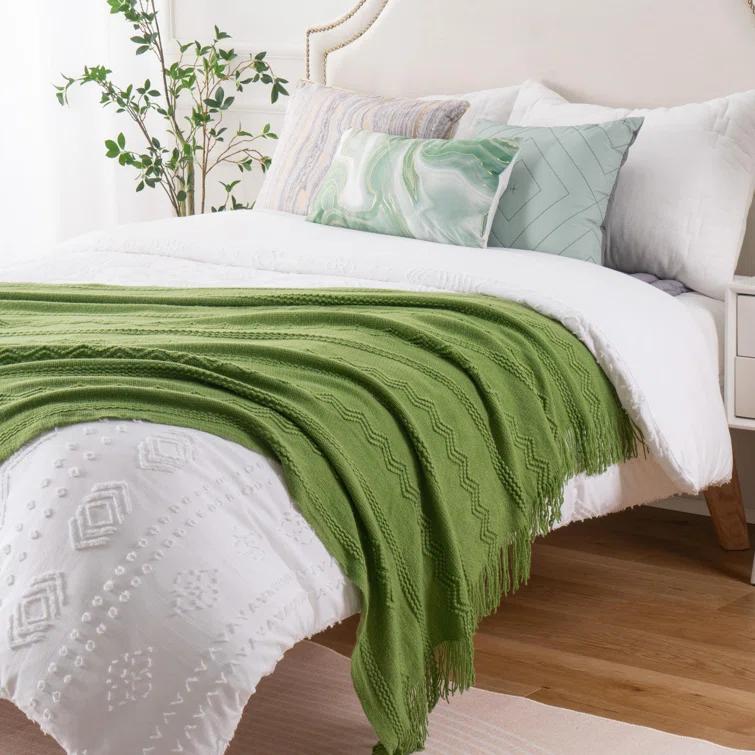 Battilo Home Bed Throws Decorative Boho Throw Blanket for Sofa Living Room, 50"x60" & Reviews | Wayfair