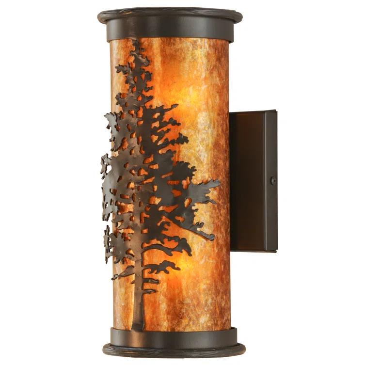 Meyda Lighting Rustic Lodge Flush Mounted Sconce