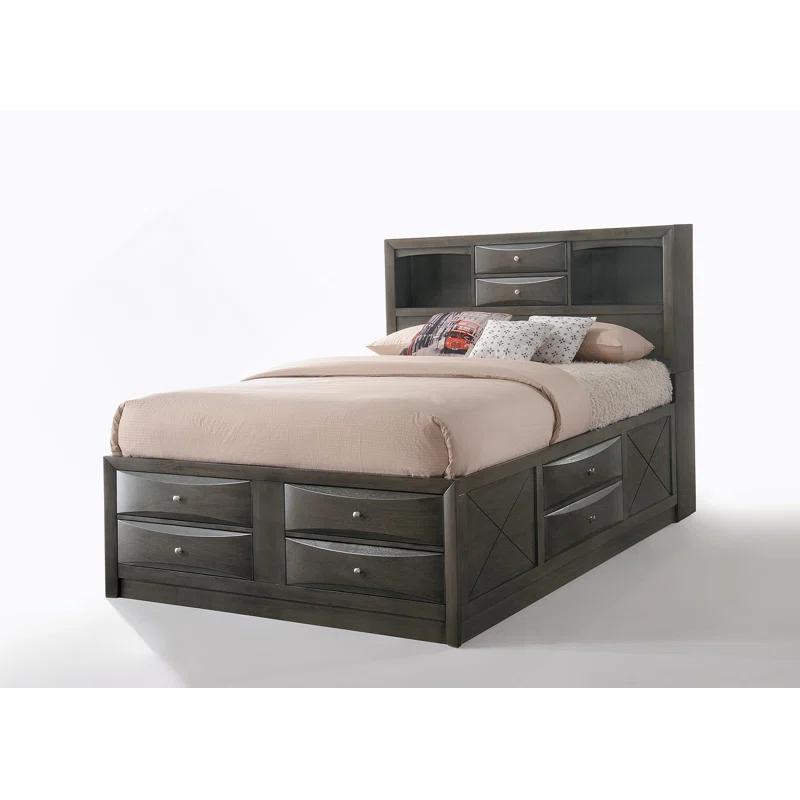 Wildon Home® Elyne Bookcase Storage Bed