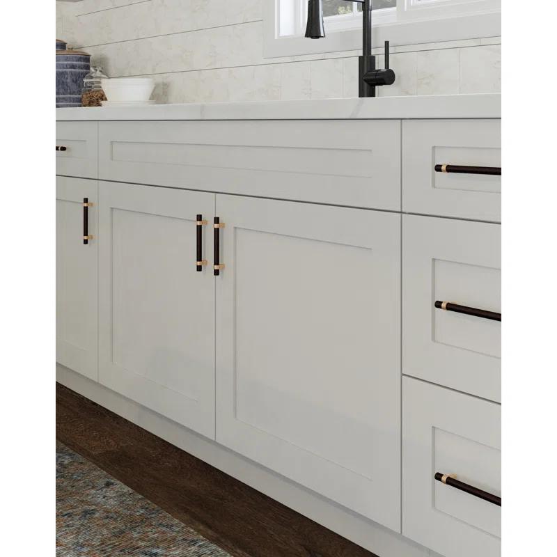 Design House Design House Brookings Unassembled Shaker Sink Base Kitchen Cabinet, White
