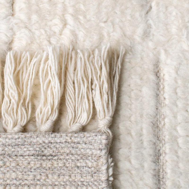 Dakota Fields Casablanca Hand Woven Wool Rug
