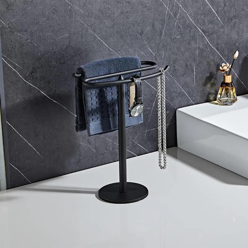 JASODI F0BMKV61HX Hand Towel Holder Stand, Free-Standing Towel Rack