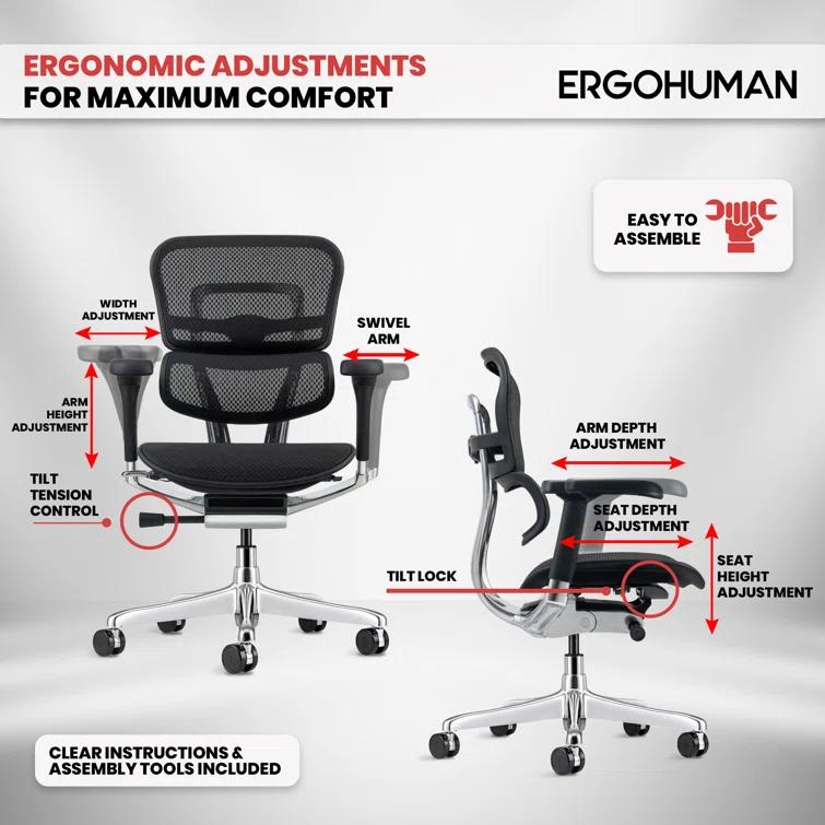 Eurotech Seating Ergohuman Task Chair