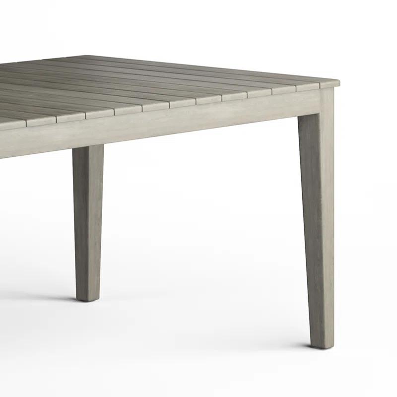 Simpli Home Carmel Rectangular Acacia Outdoor Dining Table